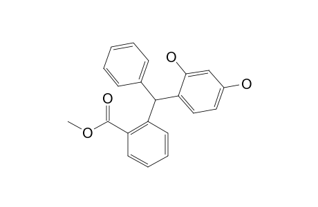 alpha-(2,4-DIHYDROXYPHENYL)-alpha-PHENYL-o-TOLUIC ACID, METHYL ESTER