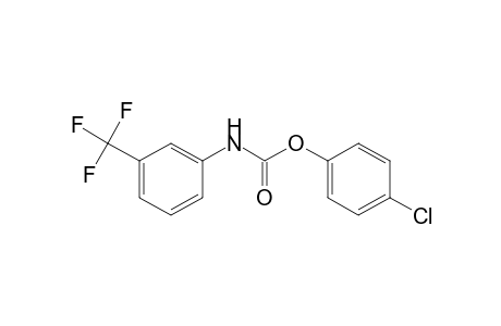 m-(trifluoromethyl)carbanilic acid, p-chlorophenyl ester