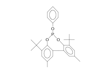 4,8-Di-tert-butyl-2,10-dimethyl-6-phenoxy-12H-dibenzo(D,G)(1,3,2)dioxaphosphocin