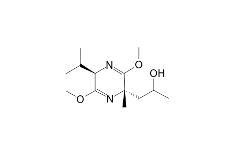 (2'S,5'R)-1-(5-Isopropyl-3,6-dimethoxy-2-methyl-2,5-dihydropyrazin-2-yl)propan-2-ol