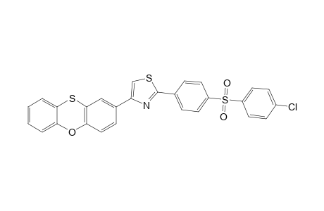 2-(PARA-(PARA-CHLOROPHENYL)-SULFONYLPHENYL)-4-PHENOXATHIINYLTHIAZOLE