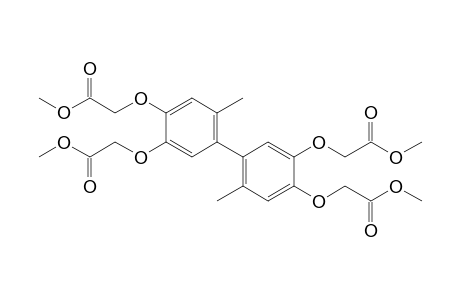 2-[4-[4,5-bis(2-keto-2-methoxy-ethoxy)-2-methyl-phenyl]-2-(2-keto-2-methoxy-ethoxy)-5-methyl-phenoxy]acetic acid methyl ester