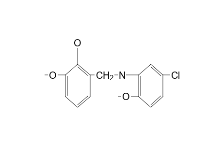 alpha-(5-CHLORO-o-ANISIDINO)-6-METHOXY-o-CRESOL