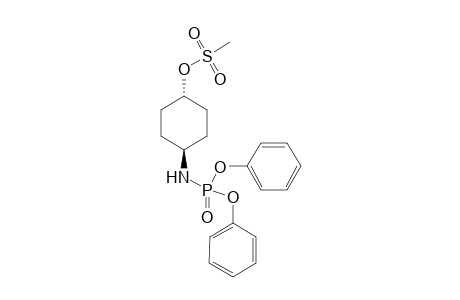 (trans-1,4-Cyclohexanol methanesulfonyl)phosphoramidic acid diphenyl ester