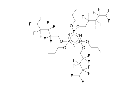 2,4,6-TRIS(1,1,5-TRIHYDROPERFLUOROPENTYLOXY)-2,4,6-TRIPROPOXYCYCLOTRIPHOSPHAZENE