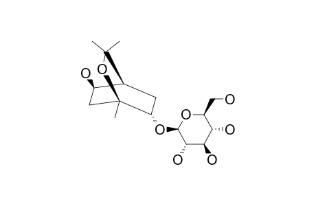 (1R,2S,4S,5R)-2,5-DIHYDROXY-1,8-CINEOLE-2-O-BETA-D-GLUCOPYRANOSIDE