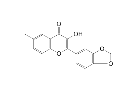 3-Hydroxy-6-methyl-3',4'-methylenedioxy-flavone