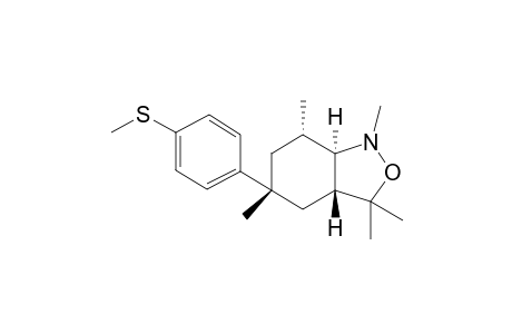 rac-(3aR,5R,7S,7aR)-1,3,3,5,7-pentamethyl-5-(4-(methylthio)phenyl)octahydrobenzo[c]Isoxazole