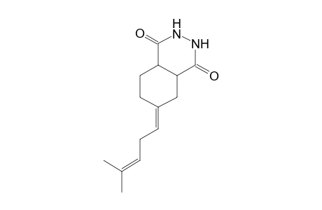 (7E)-7-(4-methylpent-3-enylidene)-3,4a,5,6,8,8a-hexahydro-2H-phthalazine-1,4-dione