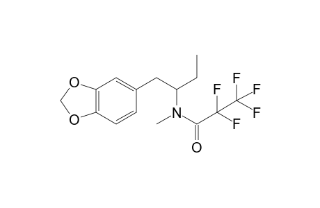 N-(1-(benzo[d][1,3]dioxol-5-yl)butan-2-yl)-2,2,3,3,3-pentafluoro-N-methylpropanamide