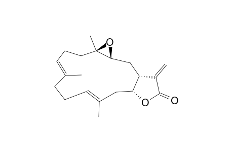 (1R*,3R*,4R*,14R*,7E,11E)-3,4-EPOXYCEMBRA-7,11,15(17)-TRIEN-16,14-OLIDE