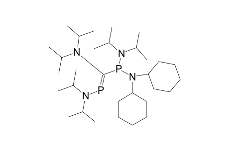 C-[(DICYCLOHEXYLAMINO)-(DIISOPROPYLAMINO)-PHOSPHINO]-C,P-BIS-(DIISOPROPYLAMINO)-PHOSPHAMETHYLENE