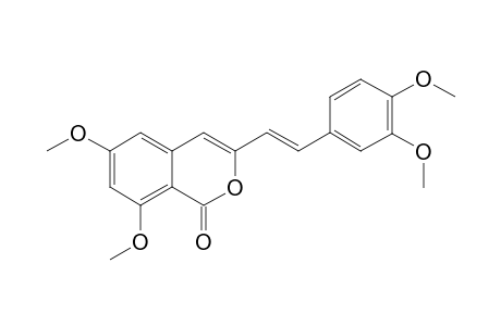 6,8-Dimethoxy-3-[(3",4"-dimethoxyphenyl)ethenyl]]-isocoumarin