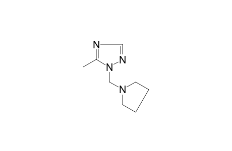 5-methyl-1-(pyrrolidin-1-ylmethyl)-1,2,4-triazole