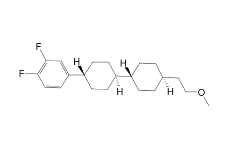 trans-1-[trans-(3,4-Difluorophenyl)cyclohexyl]-4-(2-methoxyethyl)cyclohexane