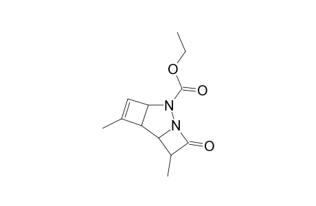 [3-ALPHA,6-ALPHA,7-ALPHA,8-ALPHA]-5,8-DIMETHYL-2-ETHOXYCARBONYL-9-OXO-1,2-DIAZA-TRICYCLO-[5.2.0.0(3,6)]-4-NONENE