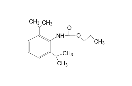 2,6-diisopropylcarbanilic acid, propyl ester