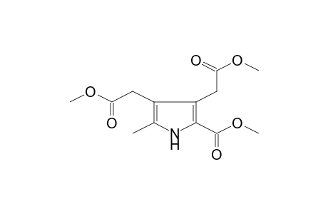 3,4-Bis-methoxycarbonylmethyl-5-methyl-1H-pyrrole-2-carboxylic acid, methyl ester