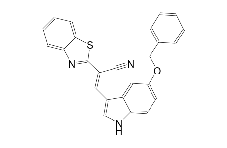 (2E)-2-(1,3-benzothiazol-2-yl)-3-[5-(benzyloxy)-1H-indol-3-yl]-2-propenenitrile