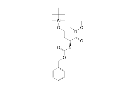 (2S)-2-[[1-(BENZYLOXY)-VINYL]-AMINO]-4-[[TERT.-BUTYL-(DIMETHYL)-SILYL]-OXY]-N-METHOXY-N-METHYL-BUTANAMIDE