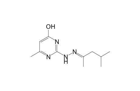 2-[(1,3-dimethylbutylidene)hydrazino]-6-methyl-4-pyrimidinol