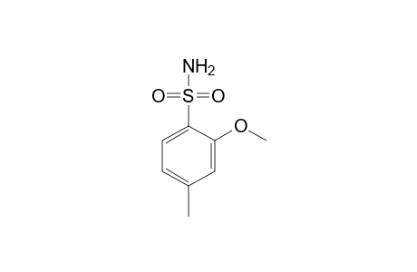 2-Methoxy-4-methylbenzenesulfonamide