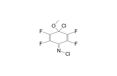 N,4-DICHLORO-4-METHOXYTETRAFLUOROCYCLOHEXA-2,5-DIENYLIDENEAMINE