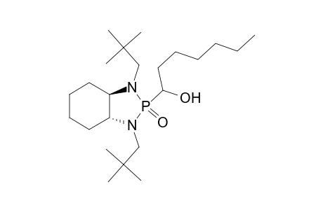 2-(1'-Hydroxyheptyl)-2,3,3a,4,5,6,7,7a-octahydro-1,3-bis(2,2-dimethylpropyl)-1H-1,3,2-benzodiazaphosphole 2-Oxide