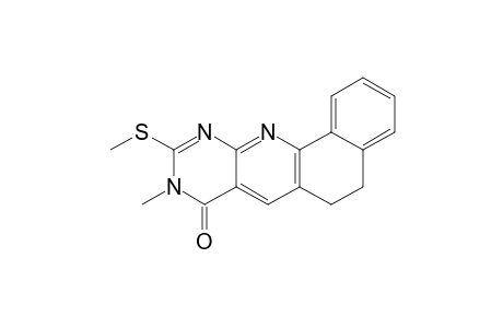 10-(Methylthio)-9-methyl-5,6-dihydro-9H-benzo[h]pyrimido[4,5-b]quinolin-8-one