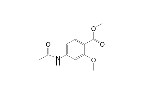 4-acetamido-o-anisic acid, methyl ester