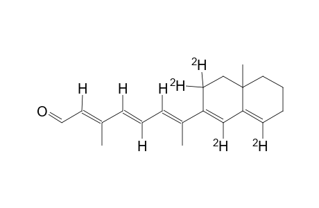 (5,7,16A,16A-D4)-(ALL-E)-5-DEMETHYL-8,16-METHANORETINAL