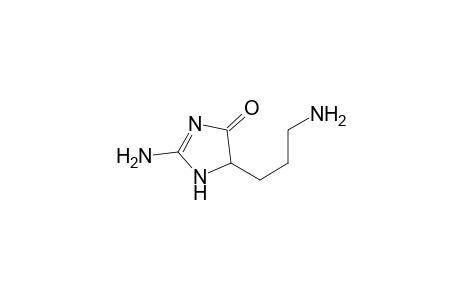 2-AMINO-5-(3-AMINOPROPYL)-1H-IMIDAZOLIN-4-ONE