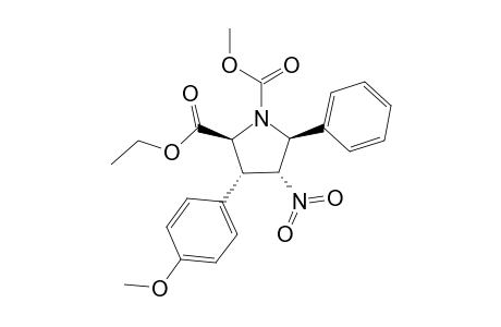 2-(Ethoxycarbonyl)-1-(methoxycarbonyl)-3-(4-methoxyphenyl)-4-nitro-5-phenylpyrrolidine isomer