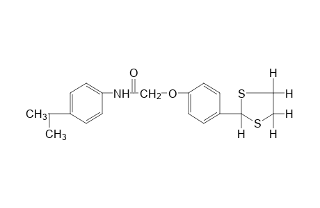 2-[p-(1,3-dithiolan-2-yl)phenoxy]-4'-isopropylacetanilide