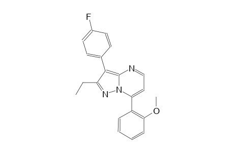 2-[2-ethyl-3-(4-fluorophenyl)pyrazolo[1,5-a]pyrimidin-7-yl]phenyl methyl ether