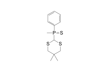 5,5-DIMETHYL-2-[METHYLPHENYL-(THIOPHOSPHINOYL)]-1,3-DITHIANE