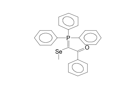 TRIPHENYLPHOSPHONIUM-METHYLSELENO(BENZOYL)METHYLIDE