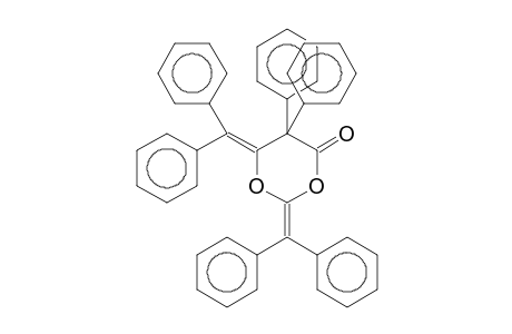 2,6-Bis(diphenylmethylene)-5,5-diphenyl-1,3-dioxan-4-one