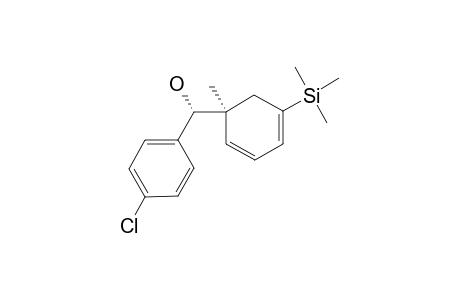 (4-CHLOROPHENYL)-(1-METHYL-5-TRIMETHYLSILYL-CYCLOHEXA-2,4-DIEN-1-YL)-METHANOL