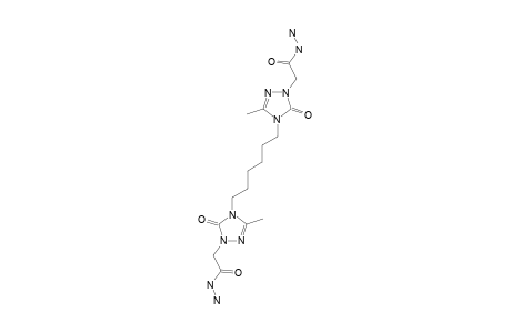 2,2'-[4,4'-(HEXANE-1,4-DIYL)-BIS-(3-METHYL-5-OXO-4,5-DIHYDRO-1,2,4-TRIAZOLE-4,1-DIYL)]-DIACETOHYDRAZIDE