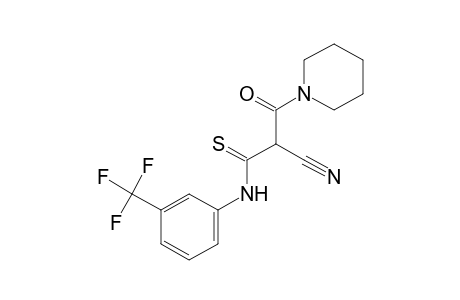 2-CYANO-2-(PIPERIDINOCARBONYL)THIO-alpha,alpha,alpha-TRIFLUORO-m-ACETOTOLUIDIDE