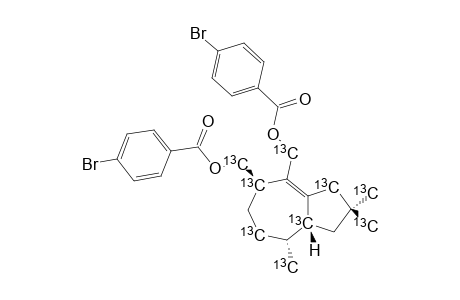 [2-13C]-TREMULENEDIOL-A-DI-PARA-BrOMOBENZOATE