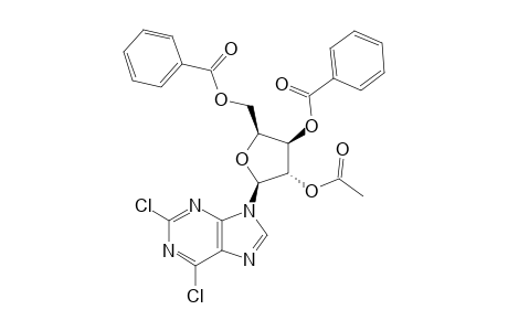 9-(2-O-ACETYL-3,5-DI-O-BENZYL-BETA-L-XYLO-FURANOSYL)-2,6-DICHLOROPURINE