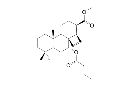 #15;[3R-(3A-ALPHA,5AS,7A-ALPHA,11A-BETA,11B-ALPHA)]-(-)-METHYL-6-ALPHA-BUTYROXY-1,3,3A,6,7,7A,8,9,10,11,11A,11B-DODECAHYDRO-8,8,11A-TRIMETHYL-2H-CYClOBUTA-