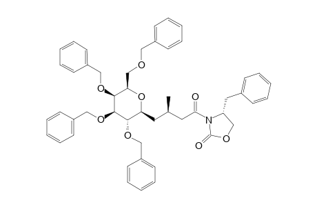 (R)-4-BENZYL-3-[3-(S)-(2,3,4,6-TETRA-O-BENZYL-BETA-D-GALACTOPYRANOSYLMETHYL)-BUTYRYL]-OXAZOLIDIN-2-ONE