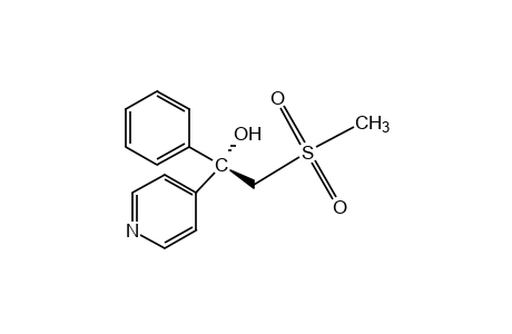 (+/-)-alpha-[(METHYLSULFONYL)METHYL]-alpha-PHENYL-4-PYRIDINEMETHANOL