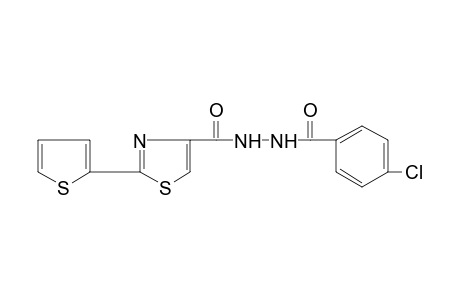 1-(p-chlorobenzoyl)-2-{[2-(2-thienyl)-4-thiazolyl]carbonyl}hydrazine