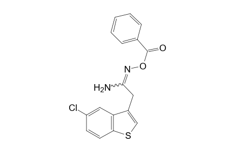 O-benzoyl-5-chlorobenzo[b]thiophene-3-acetamidoxime