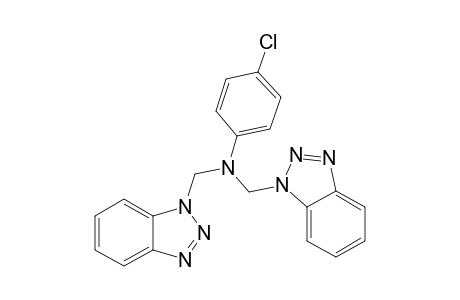 N,N-BIS-(BENZOTRIAZOL-1-YL-METHYL)-4-CHLORO-ANILINE