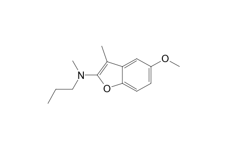 5-methoxy-3-methyl-2-(methylpropylamino)benzo[b]furane